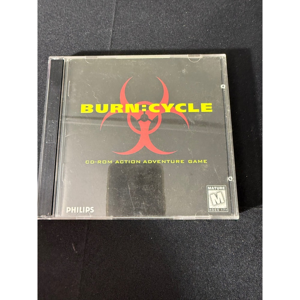 Philips Burn:Cycle‎ PC Mac CD-ROM 1995 Excellent 2-Disc Action Adventure Game